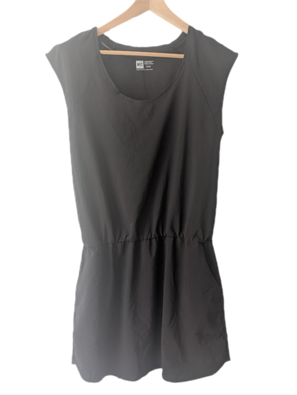 MEC Black Athletic Technical Everyday Mini Dress Women's -M-